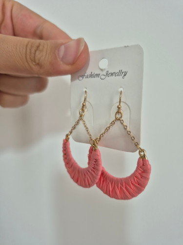 گوشواره زنانه تابستونی سبک مدل قایقی