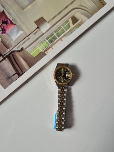 ساعت رولکس زنانه صفحه یشمی